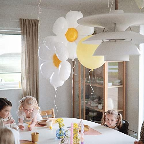 159Pcs Daisy Balloon Garland Arch Kit White Daisy Sunflower Balloons for Parties - Lasercutwraps Shop