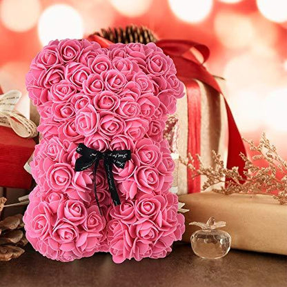 Rose Teddy Bear on Every Rose Bear -Flower Bear Perfect for Anniversaryand Birthdat Gift - Lasercutwraps Shop