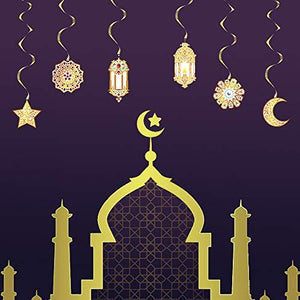 Ramadan Mubarak Party Decoration Supplies Eid Mubarak Banner Eid Mubarak Latex Balloons - Lasercutwraps Shop