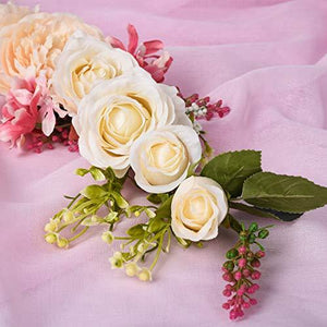 Artificial Peony Flower Swag, 25" Decorative Swag for Wedding Arch Deocrations - Lasercutwraps Shop