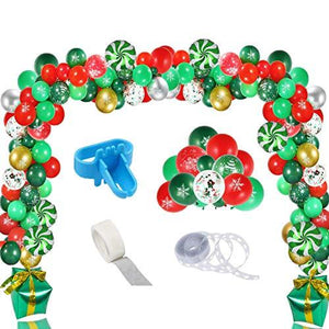 187pcs Christmas Balloon Garland Arch kit for Christmas Party Decorations - Lasercutwraps Shop