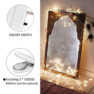 16 Pack Fairy Lights Battery Operated 10ft 30 LED Mini String Lights Waterproof Copper Wire Firefly Starry Lights - Lasercutwraps Shop