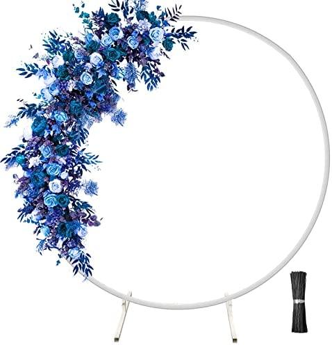 Wedding Arches for Ceremony Wedding Arch Circle Backdrop Stand Round Backdrop Stand Balloon Arch Stand Circle Balloon Arch Frame - Lasercutwraps Shop