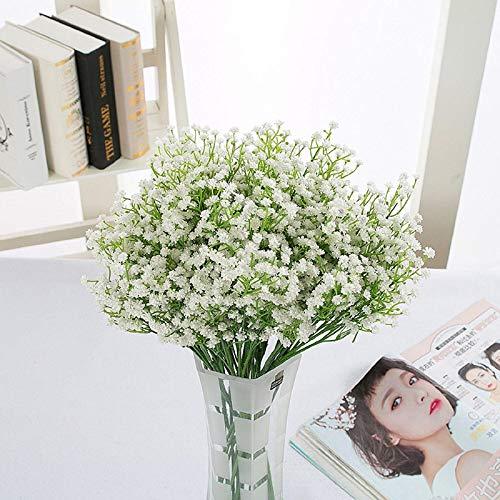 12 Pcs Babys Breath Artificial Flowers for Wedding Bouquet and Wedding Table Decoration - Lasercutwraps Shop