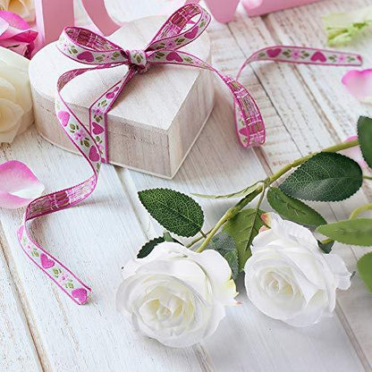 24 PCS Rose Artificial Flowers, Single Fake Rose Flower Bouquet for Wedding Centerpieces Bridal Shower - Lasercutwraps Shop