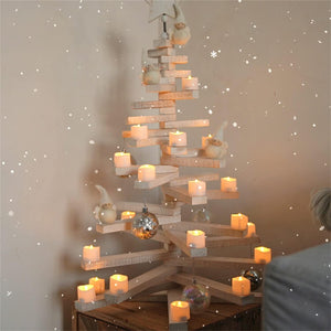 LED Candles, Lasts 3X Longer 150 Hours, Realistic Tea Lights, LED Tea Lights, Flickering Bright Tealights,, Batteries Included, Set of 12 - Lasercutwraps Shop