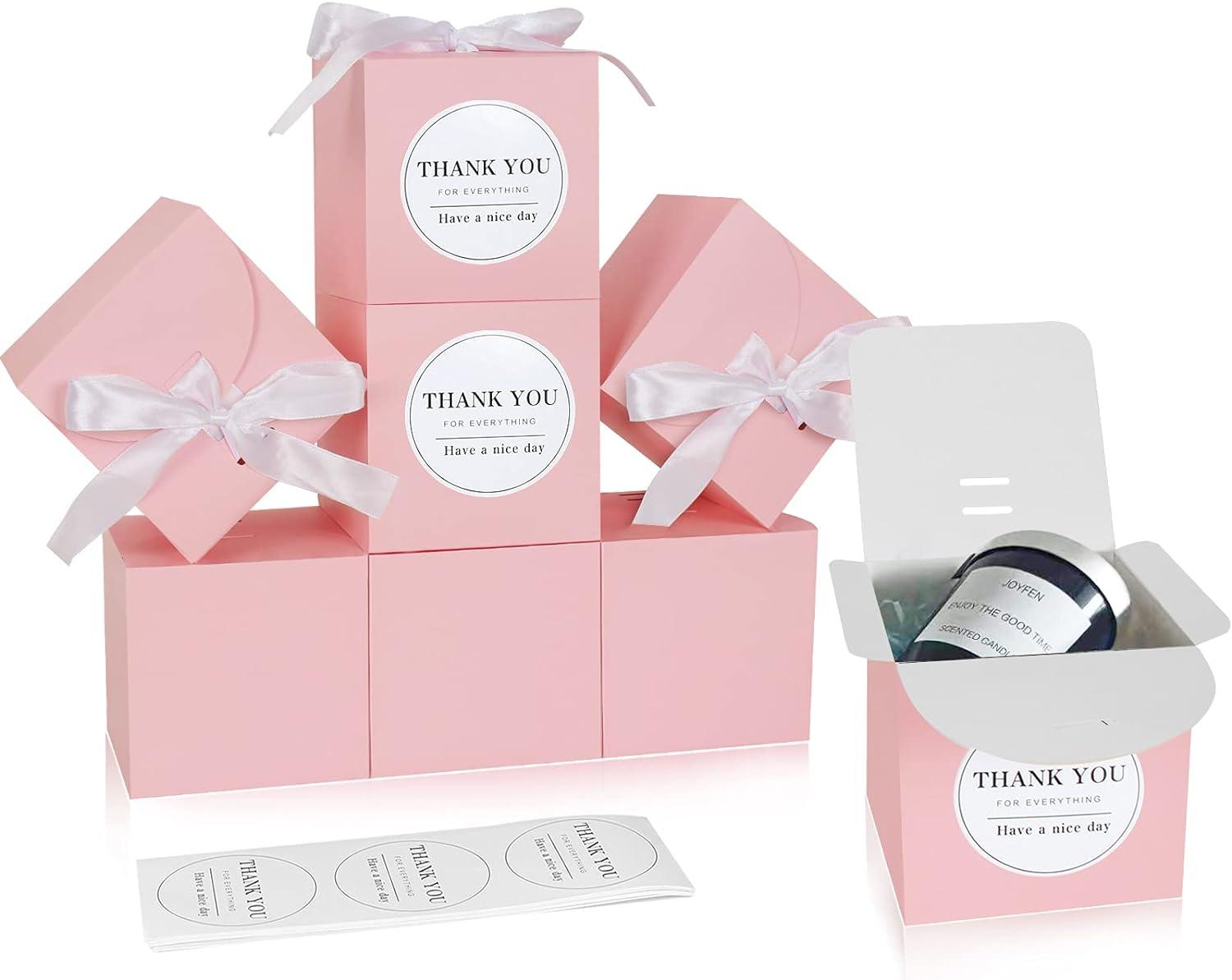 4x4x4 inches 30 Pack Paper Gift Boxes with Lids for Gifts, Crafting, Wedding Party Favor, Cupcake Boxes - Lasercutwraps Shop
