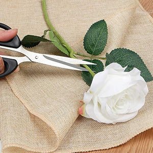 24 PCS Rose Artificial Flowers, Single Fake Rose Flower Bouquet for Wedding Centerpieces Bridal Shower - Lasercutwraps Shop