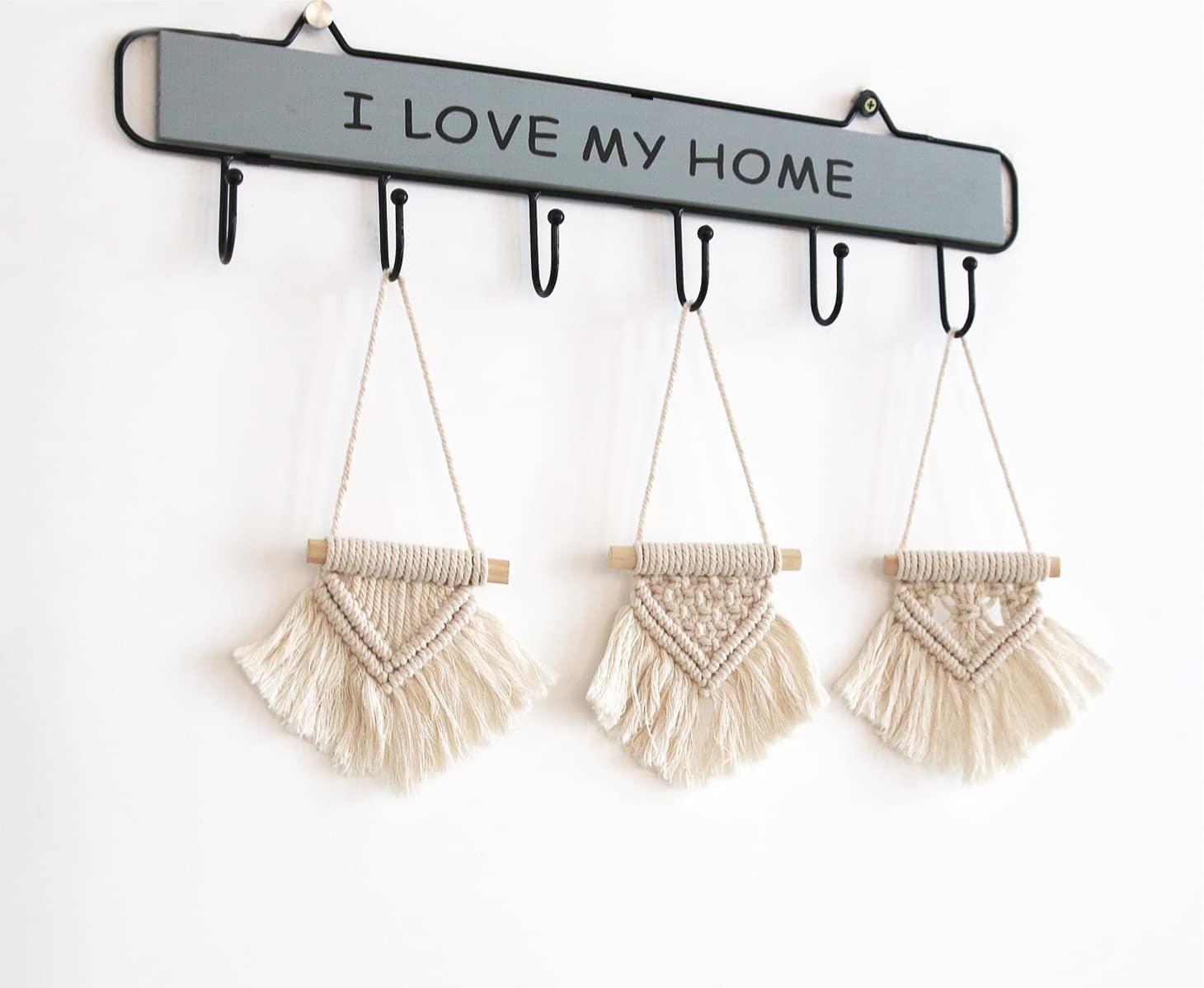 Mini Macrame Wall Hanging Set of 3 - Lasercutwraps Shop