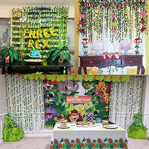 24pcs 158 Feet Fake Ivy Leaves Fake Vines Artificial Ivy, Silk Ivy Garland Greenery Artificial Hanging Plants for Wedding Wall Decor, Party Room Decor - Lasercutwraps Shop