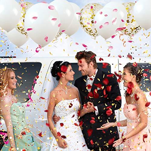 White Balloons Latex Party Balloons, 50 pack 12 Inches Helium balloons for Wedding Birthday Party Decorations - Lasercutwraps Shop