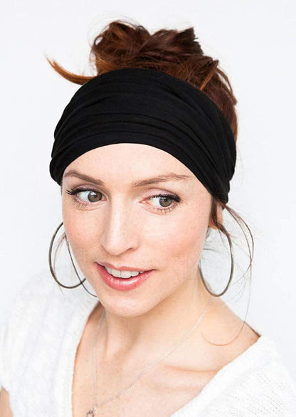 Headbands for Women African Boho Wide Knotted Head Wraps Turbans - Lasercutwraps Shop