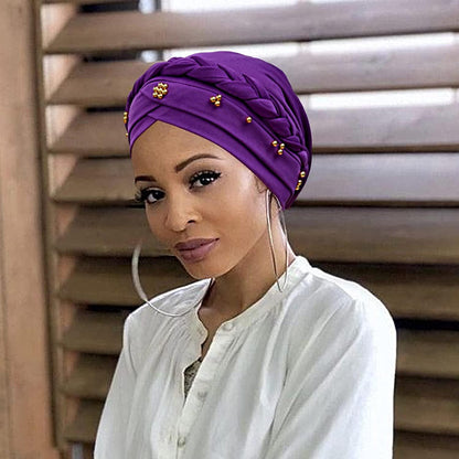 6 Pcs Pre Tied Knot Head Wraps for Women Turban African Headwrap - Lasercutwraps Shop