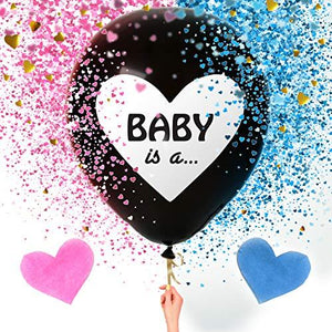 Jumbo 36inch Baby Gender Reveal Balloons Baby Shower Gender Reveal Party Supplies - Lasercutwraps Shop