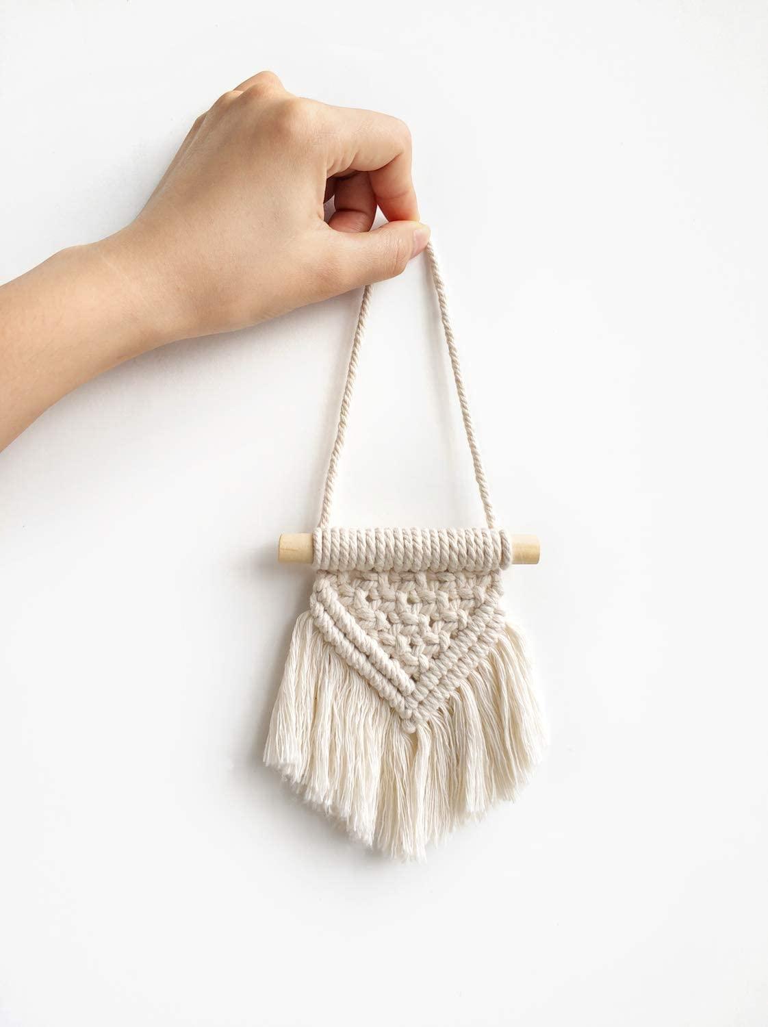 Mini Macrame Wall Hanging Set of 3 - Lasercutwraps Shop