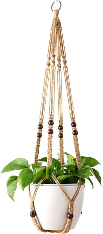 Macrame Plant Hanger Indoor Hanging Planter Basket - Lasercutwraps Shop