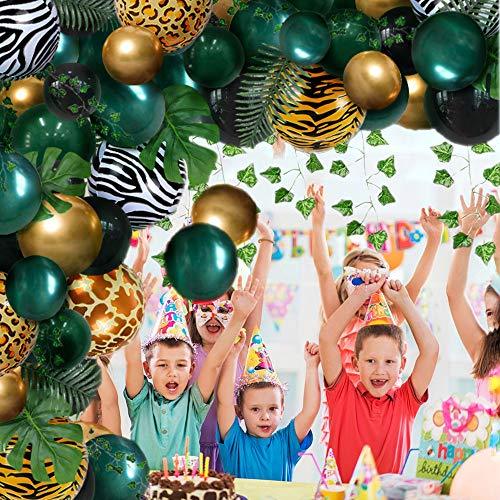 Jungle Safari Tropical Theme Sage Green Balloons Baby Shower Party Supplies Decorations - Lasercutwraps Shop