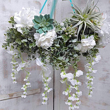 6inch Artificial Faux Eucalyptus Leaves Greenery Garland Wedding Arch Swag Backdrop - Lasercutwraps Shop