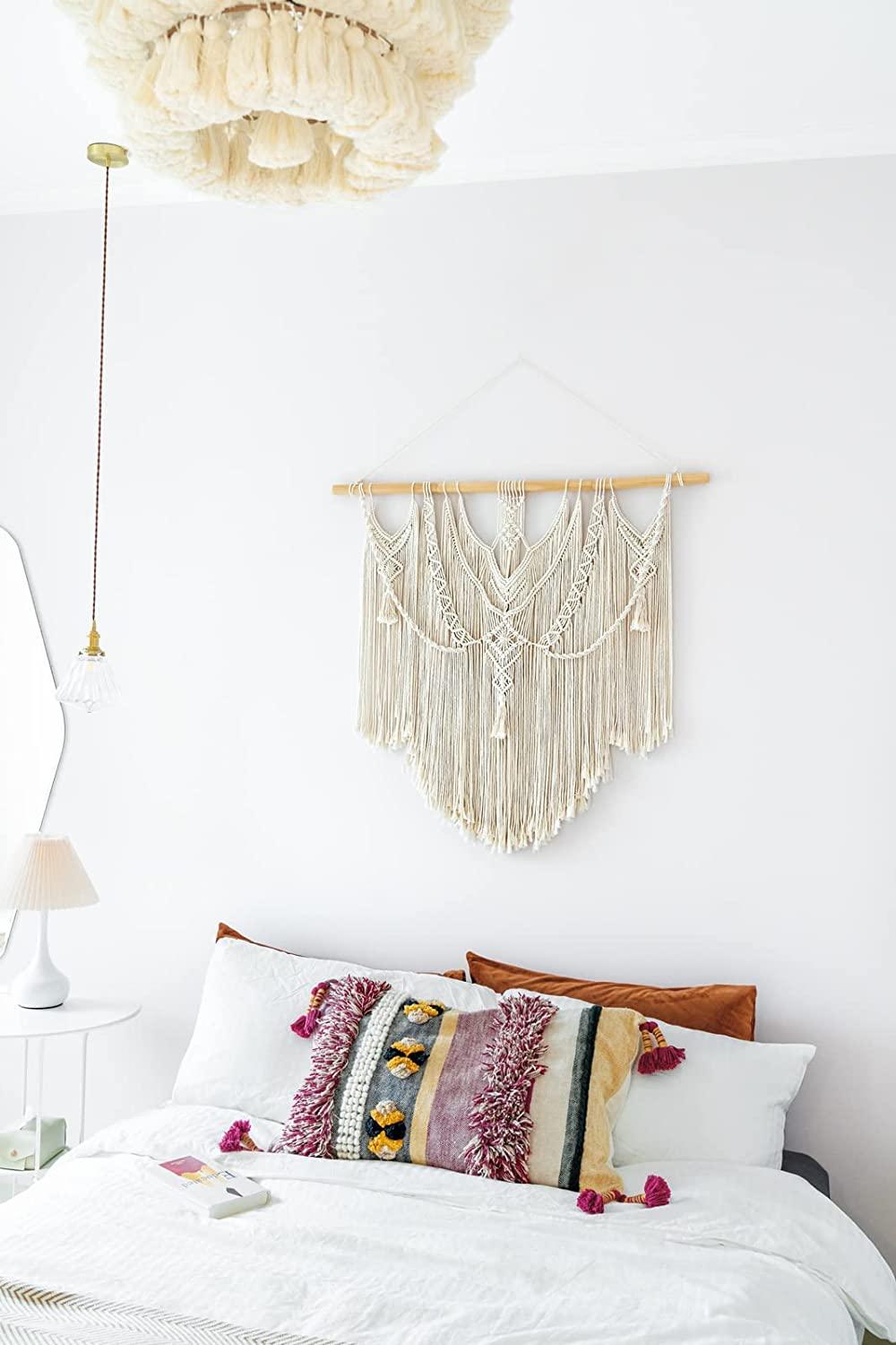 Macrame Wall Hanging Boho Home Decor Chic Woven Decoration - Lasercutwraps Shop