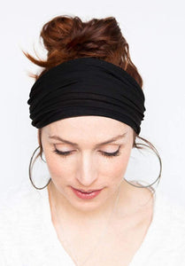 Headbands for Women African Boho Wide Knotted Head Wraps Turbans - Lasercutwraps Shop