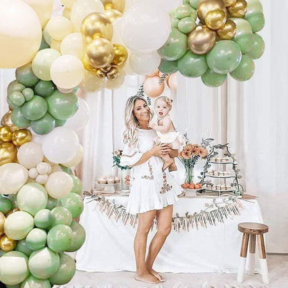 143pcs Sage Green Balloon Garland Arch Kit for Wedding Birthday Party Baby Shower - Lasercutwraps Shop