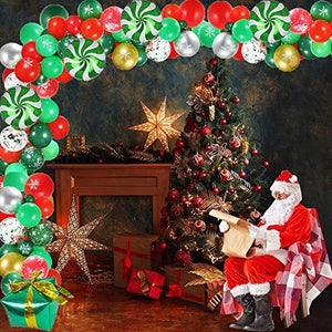 187pcs Christmas Balloon Garland Arch kit for Christmas Party Decorations - Lasercutwraps Shop