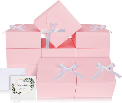 4x4x4 inches 30 Pack Paper Gift Boxes with Lids for Gifts, Crafting, Wedding Party Favor, Cupcake Boxes - Lasercutwraps Shop