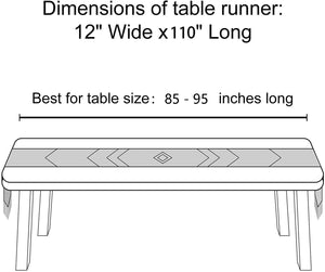 110 Inches Macrame Table Runner Woven Wedding Table Decor Handmade - Lasercutwraps Shop