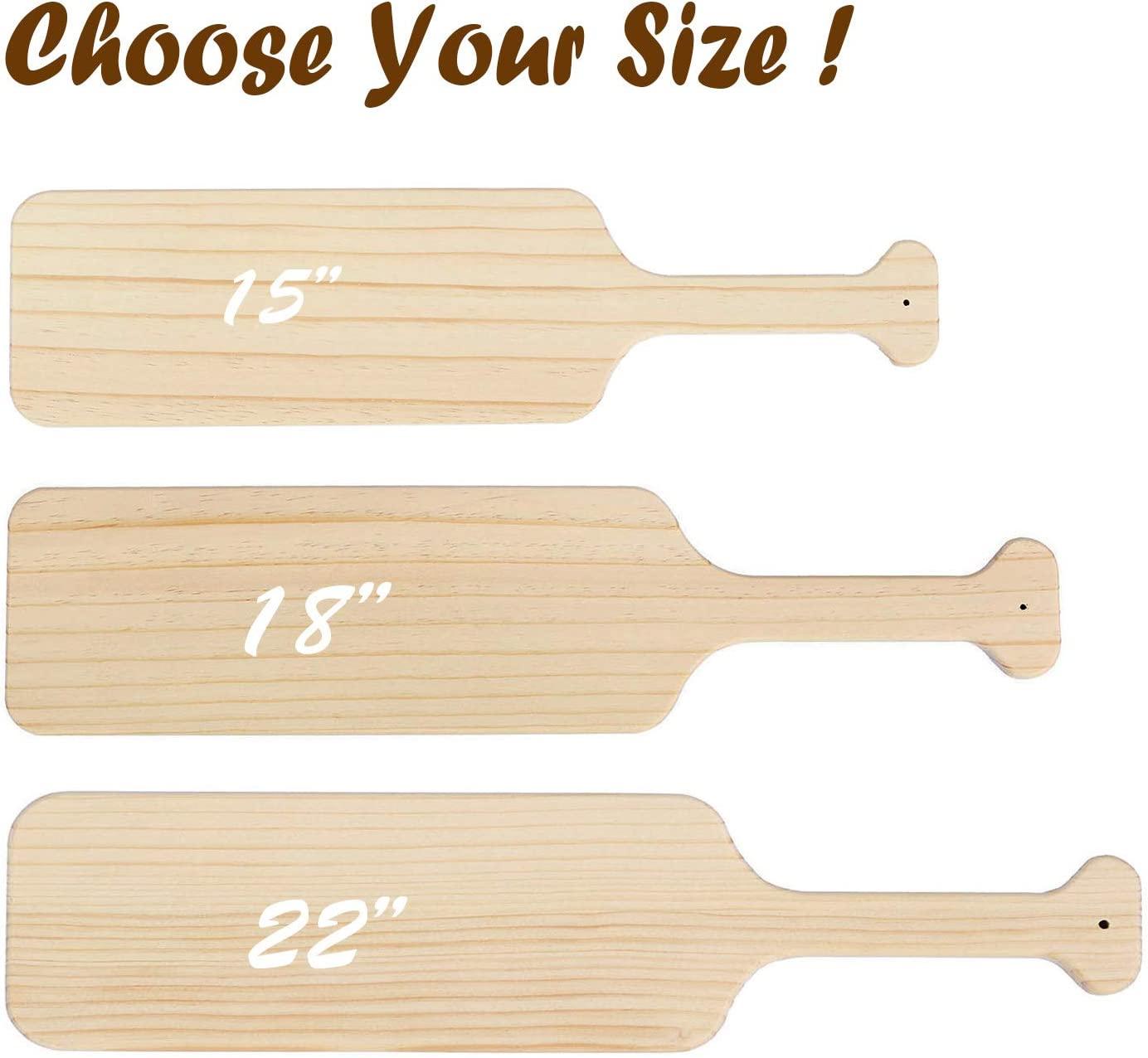 18 Inch Greek Fraternity Paddle, Unfinished Pine Wood Paddle, Solid Wooden SororityPaddle, Frat Paddle - Lasercutwraps Shop