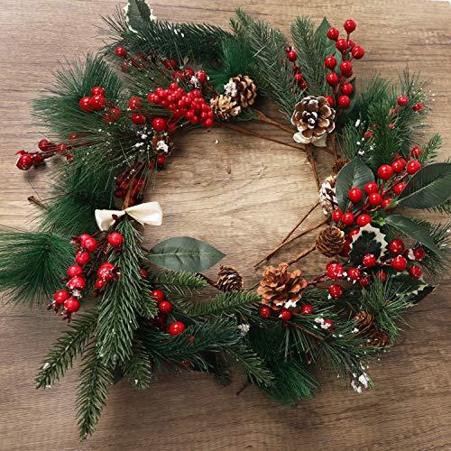 12 Pack Christmas Artificial Berry Twigs for Christmas Tree Decoration - Lasercutwraps Shop