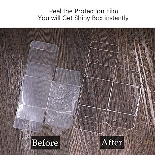 2x2x2 Inches Clear Boxes for Favors with Gift Ribbon 50 PCS Small Transparent - Lasercutwraps Shop