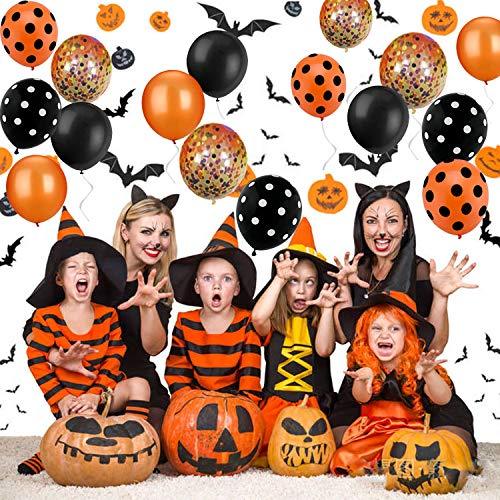 121 Pack Halloween Balloon Arch Garland Kitwith Mylar Spider Balloon for Kids Halloween Theme Party - Lasercutwraps Shop