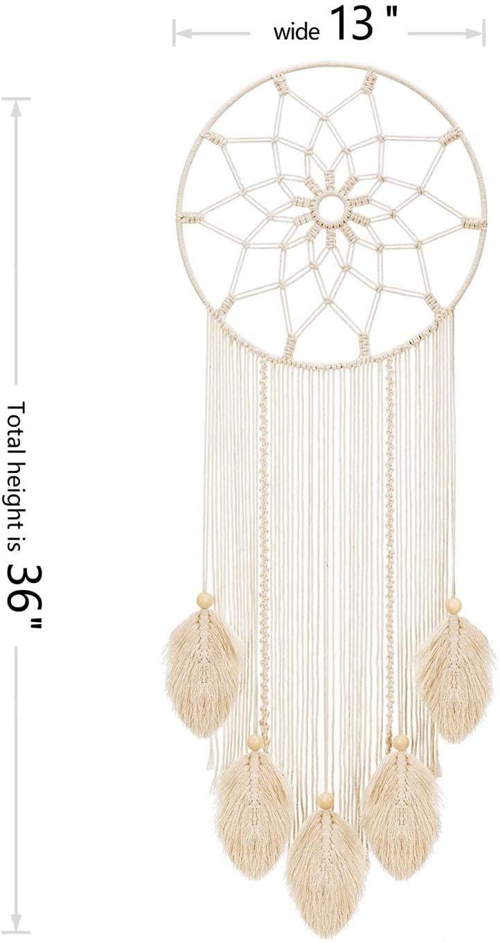 Macrame Dream Catcher Large Boho Wall Hanging Decor - Lasercutwraps Shop