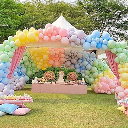 139 Magical Unicorn Rainbow Macaron Balloons Garland Arch Kit for Pastel Baby Shower Birthday Ice Cream Party Children's Party Decorations - Lasercutwraps Shop