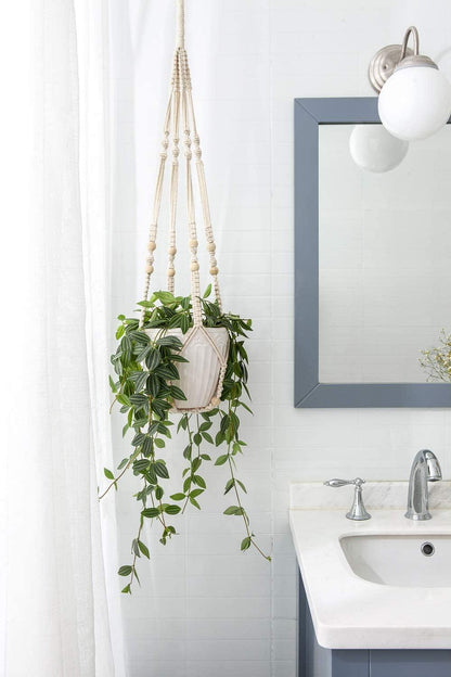 Macrame Plant Hanger Indoor Hanging Planter Basket - Lasercutwraps Shop