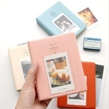 64 Pockets for Polaroid Photo Album Mini Instant Picture Case Storage for Fujifilm Instax Mini Film Instax Wedding Photo Album - Lasercutwraps Shop