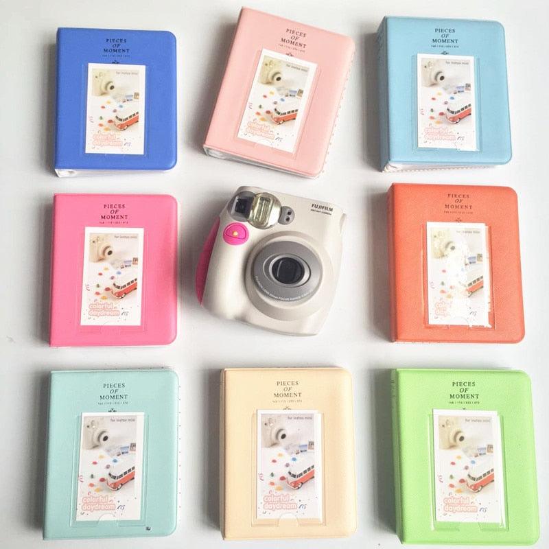 64 Pockets for Polaroid Photo Album Mini Instant Picture Case Storage for Fujifilm Instax Mini Film Instax Wedding Photo Album - Lasercutwraps Shop