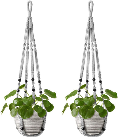 Macrame Plant Hanger Indoor Hanging Planter Basket - Lasercutwraps Shop