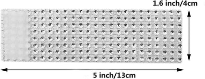 Rhinestone Napkin Rings Diamond Adornment for Place Settings, Wedding Receptions - Lasercutwraps Shop