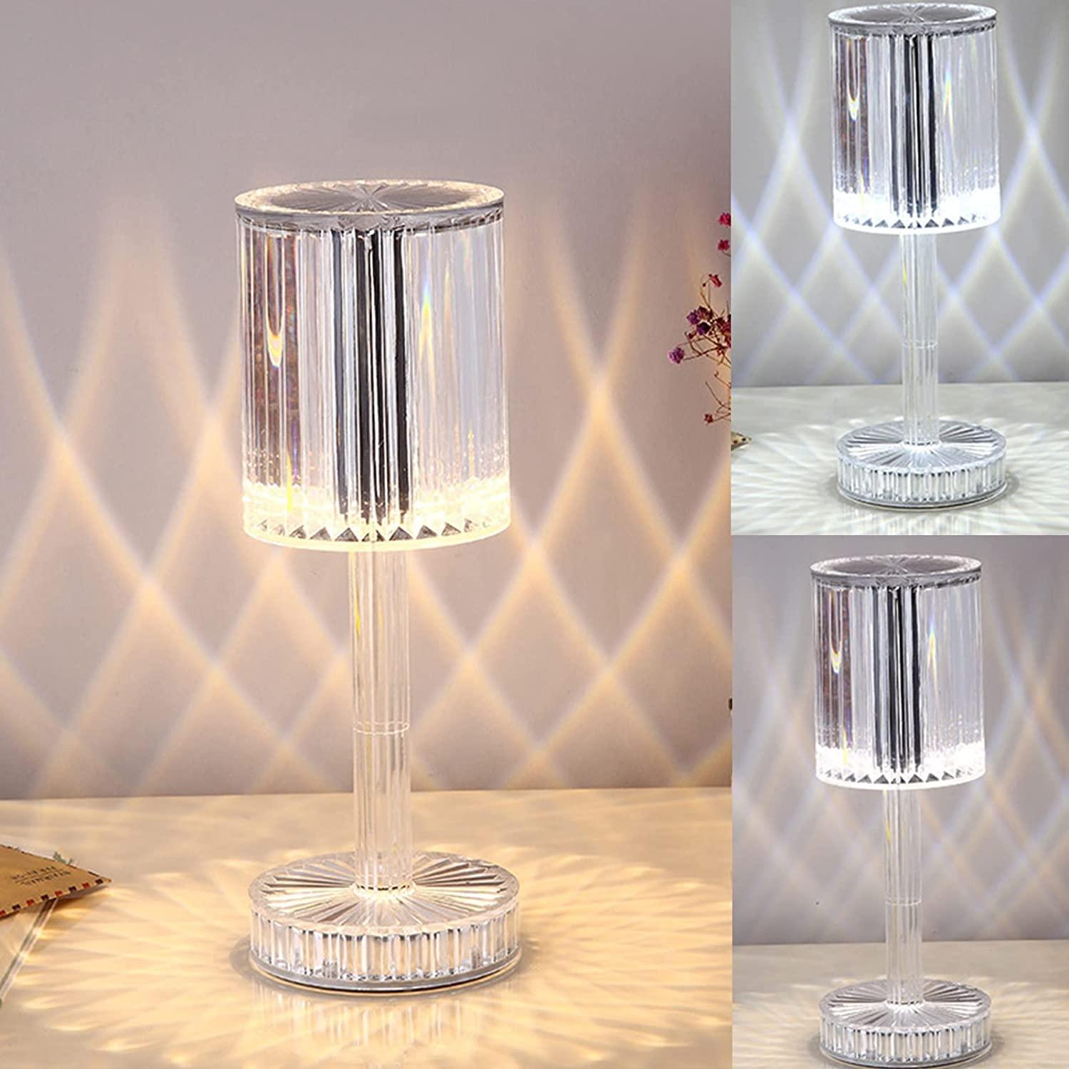 Touching Control Gatsby Crystal Lamp, Touching Control USB Rechargeable for Living Room, Bar, Restaurant - Lasercutwraps Shop