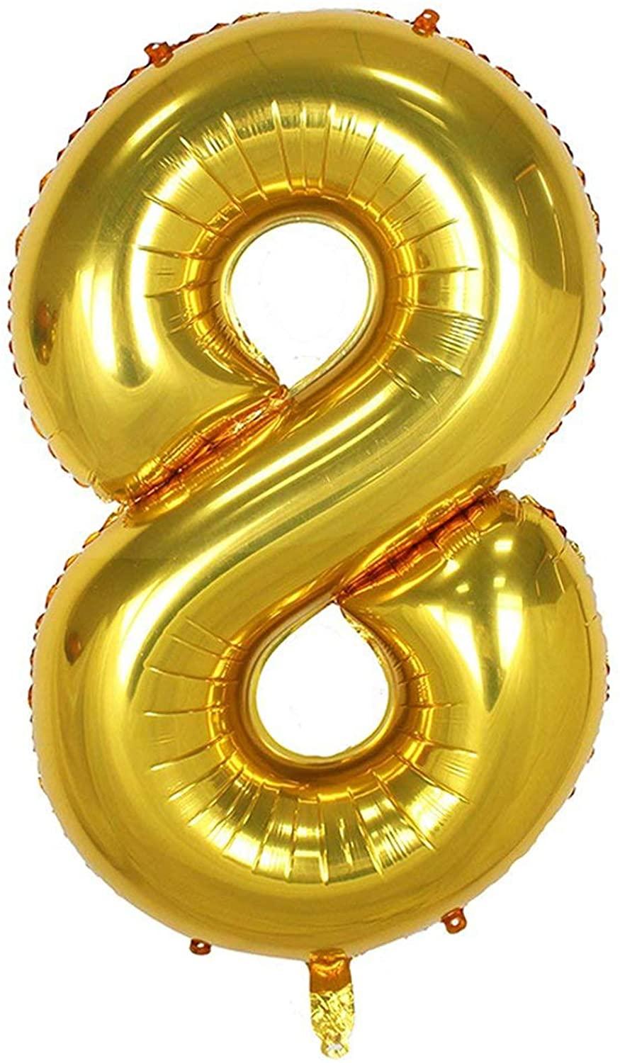 Gold Number 1 Balloon, 40 Inch - Lasercutwraps Shop