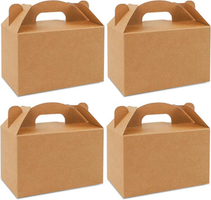 36 Pack Brown Goodies Boxes Dessert/ Treat/ Gable/ Kraft Party Favor Boxes for Keeping Candy, Popcorn - Lasercutwraps Shop