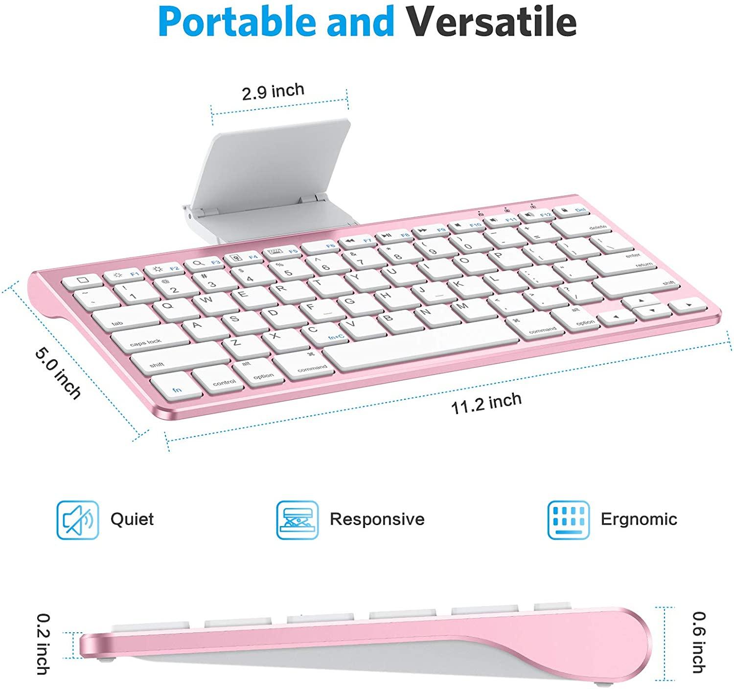 iPad Keyboard with Sliding Stand, Ultra-Slim Bluetooth Keyboard for iPad Air - Lasercutwraps Shop
