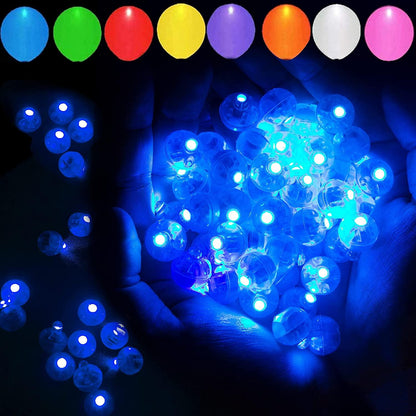 100pcs LED Balloon Light,Tiny Led Light Mini Round Led Ball Lamp for Paper Lantern Balloon,Indoor Outdoor Party Wedding Decoration Supplies - Lasercutwraps Shop