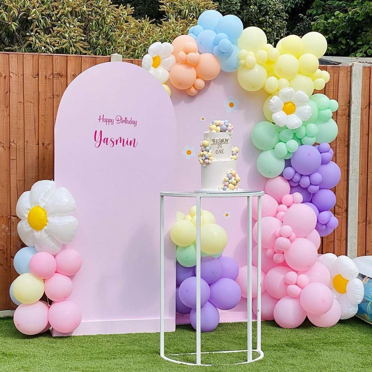 169pcs Daisy Balloon Garland Kit Pastel Sunflower Balloons Garland - Lasercutwraps Shop