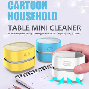 Desktop Vacuum Cleaner, Mini Table dust Sweeper Energy Saving,High Endurance up to 90 mins - Lasercutwraps Shop