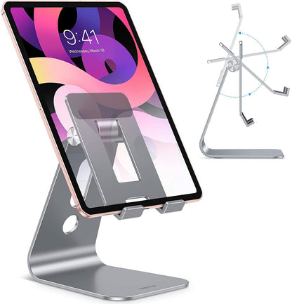 Adjustable Tablet Stand for Desk, Upgraded Longer Arms for Greater Stability - Lasercutwraps Shop