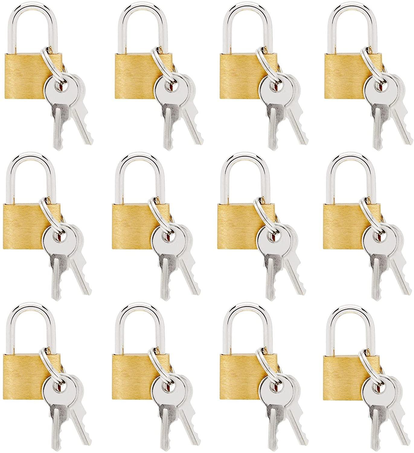 backpack mini locks 12 Pack Small Locks with Keys, Mini Padlock for Luggage, Backpacks, Gy – Lasercutwraps Shop
