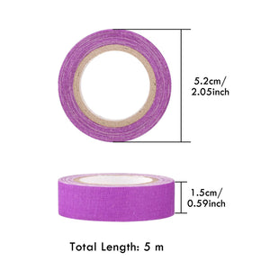 6 Colors Neon Gaffer Cloth Tape, Fluorescent UV Blacklight Glow in The Dark Tape for UV Party (0.6 inch x 16.5 feet) - Lasercutwraps Shop
