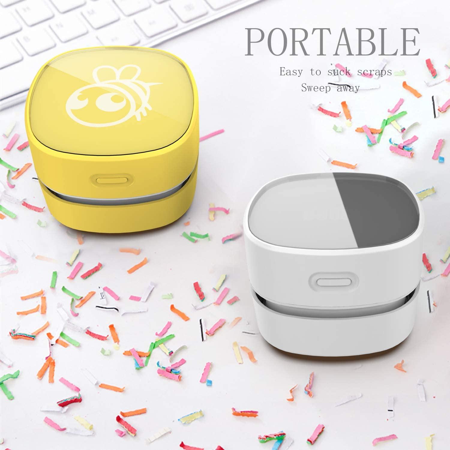 Desktop Vacuum Cleaner, Mini Table dust Sweeper Energy Saving,High Endurance up to 90 mins - Lasercutwraps Shop